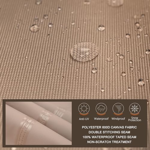 ULTCOVER Waterproof 65-80 Quart Patio Cooler Cart Cover - Image 3