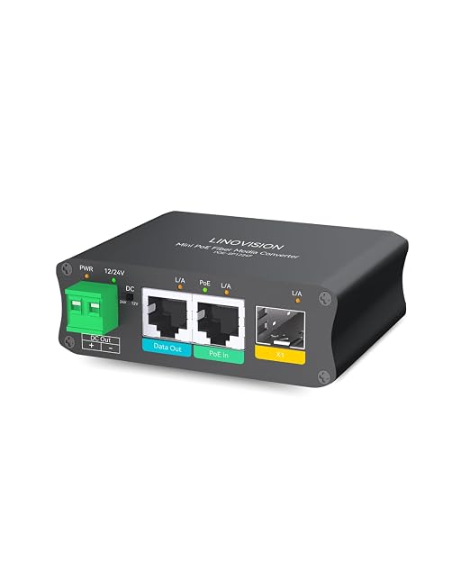 LINOVISION PoE Powered Fiber Media Converter by LINOVISION%C2%AE