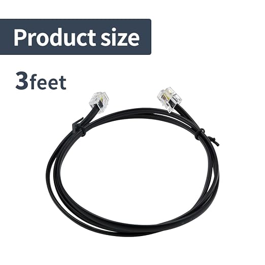 Phone Cable 3 Feet Short Telephone Line Cord - Image 7