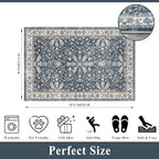 2x3 Non-Slip Washable Kitchen Rug - Image 2