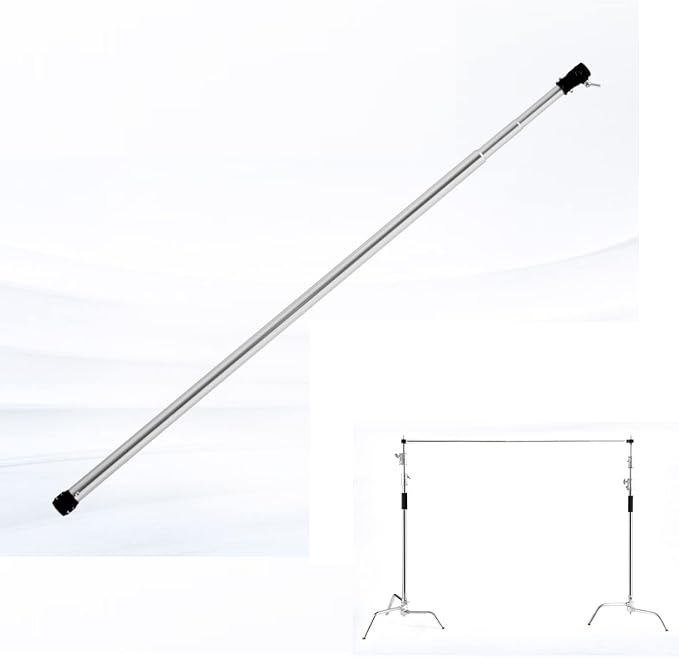 Pro 10 ft Aluminum Alloy Telescopic Crossbar, 3 Section Background Support by Meking