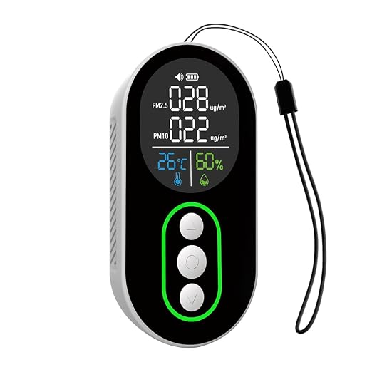 Protmex PM2.5 & PM10 Air Quality Monitor, Portable Indoor Air Quality Detector by Unknown
