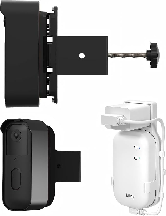 Adjustable Angle Doorbell Mount kit No Drill Compatible by Haoyou