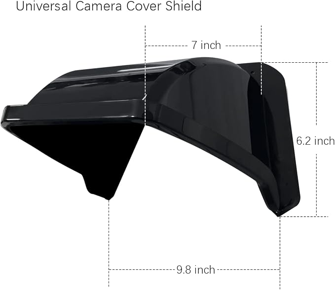Universal Sun Rain Cover Shield, Backup Camera Shield, Surveillance Camera Cover - Image 8