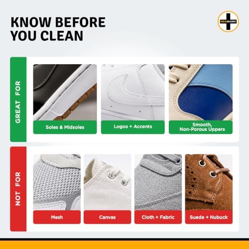 SneakERASERS Instant Sneaker Cleaner, Premium Shoe Cleaning Kit - Image 4