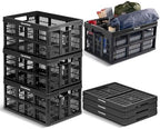 CleverMade Collapsible Utility Crate - 45L - Obsidian by CleverMade