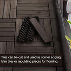 Yaheetech 33PCS Interlocking Deck Tiles Outdoor Patio Floor - Image 5
