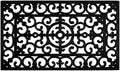 Calloway Mills 900091830 Fleur De Lis Rubber Doormat by Callowaymills