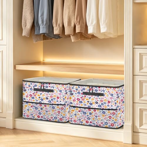 Cute Boho Floral Shoe Organizer - Image 6