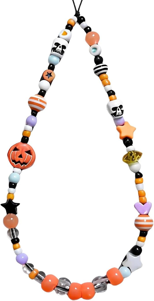 Cute Beaded Camera Wrist Strap for Phone, Digital Camera Charm Lanyard by CasaPopz