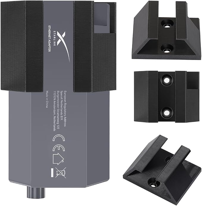Starlink Router & Ethernet Adapter Wall Mount Kit, 3/4 inch Wall Hole Cable - Image 4