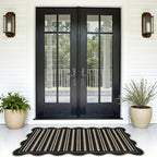 Striped Easy Jute Outdoor Patio Rug, 3x5 Washable Rugs - Image 7