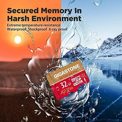 【5-Years Data Recovery】 GIGASTONE 32GB Micro SD Card 5-Pack, 4K Camera Pro - Image 7