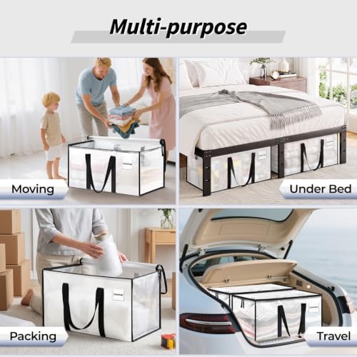 ukeetap 16 Pack Extra Large Clothes Storage Bins - Image 6
