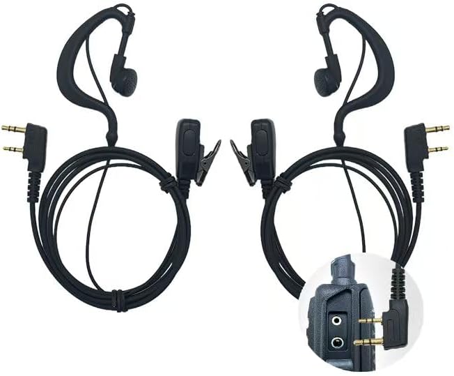 2-Pack Two-Way Radio Earpiece by Riqiki