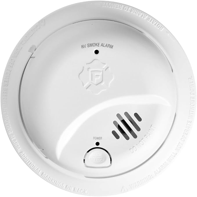 First Alert 1046846 RV Approved Battery-Operated Smoke Alarm by FirstAlert