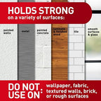 Command Large Matte Black Double Hooks, 2 Hooks and 2 Strips, Damage Free - Image 5