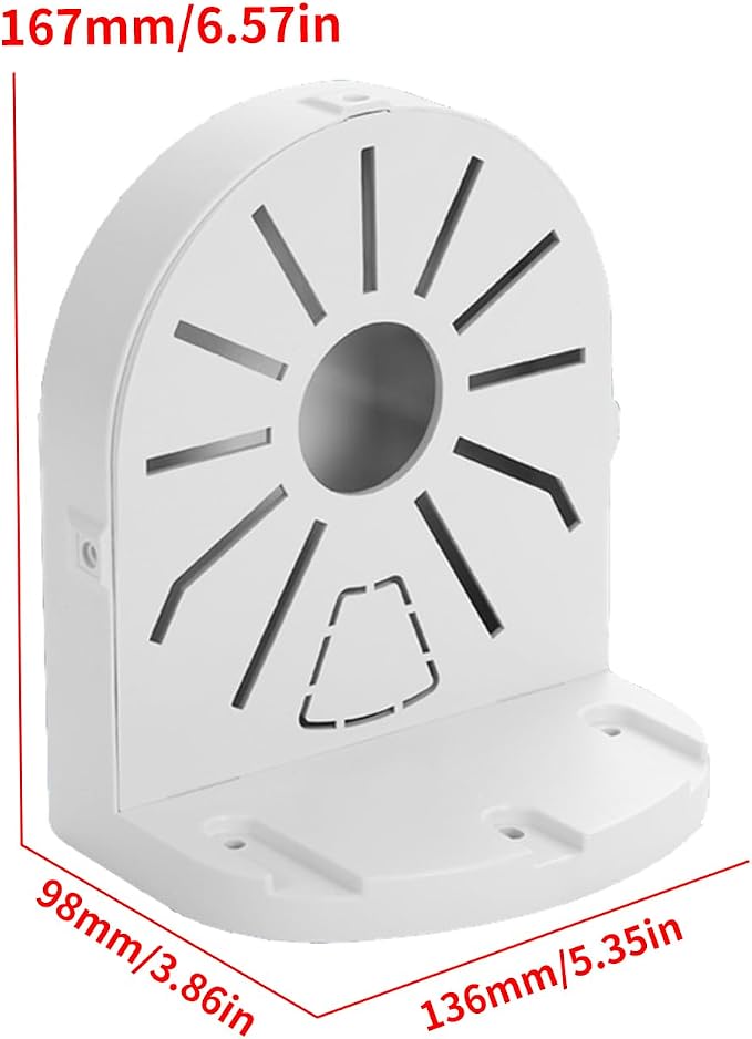 Indoor Outdoor Camera Bracket ABS Plastic Wall Mount L-Shaped Bracket - Image 2