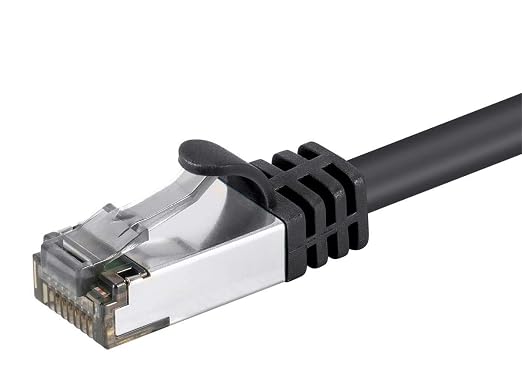 Monoprice Cat8 30ft Black Patch Cable Double Shielded 26AWG 2GHz 40G Pure Bare - Image 4