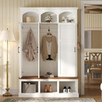 Quarte Farmhouse Hall Tree - Image 2