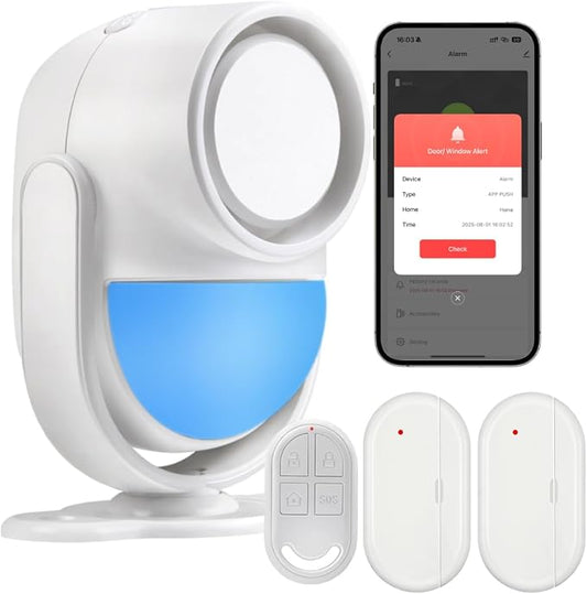 Motion Sensor Alarm, Motion Alarm Indoor by Cokuct