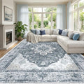 RELEANY Washable Area Rug, Large 10'x12' by RELEANY