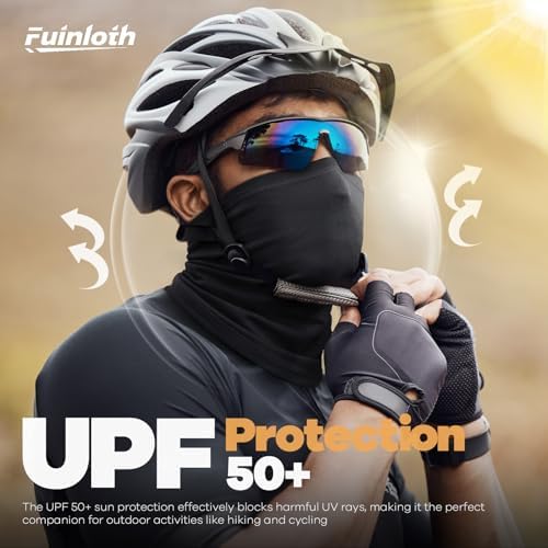 Fuinloth Neck Gaiter, 6 Pack Cooling UV Protection Bandana Face Mask Gator - Image 3