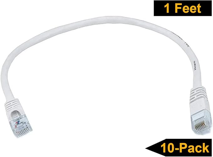 iMBAPrice 25 ' Cat5e Network Ethernet Patch Cable, 10 Pack - Image 2