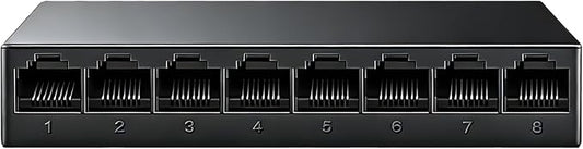 8 Port 100Mbps Fast Ethernet Switch USB 5V Powered Network Hub Plug and Play by PULVISION