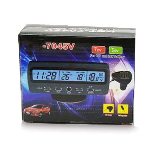 Multi-Functional Car Smart Digital Thermometer, Outside Thermometer Fahrenheit - Image 7