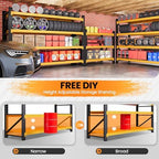 60” Wide Heavy Duty Metal Garage Shelving, Adjustable Storage Shelf - Image 4