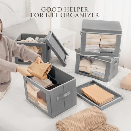 Homsorout Stackable Storage Bins - Image 2