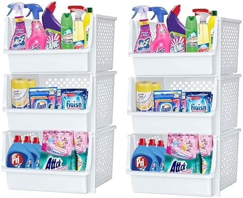 XLarge Stackable Storage Bins Open Front by Skywin