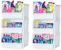 XLarge Stackable Storage Bins Open Front by Skywin
