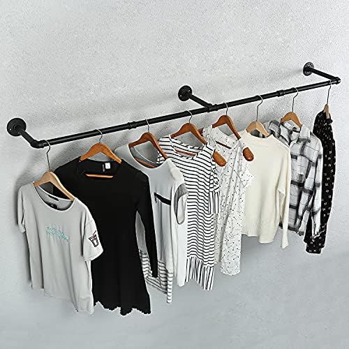 Oroonoko 60" Wall Mounted Clothes Rack, Closet Rods by Oroonoko