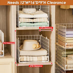Yociyoga Stackable Closet Organizers and Storage - Image 3
