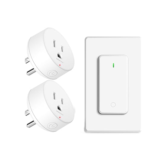 Greencycle Wireless Remote Control Outlet Plug Switch Kit, Remote Light Switches by greencycle