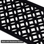 Stair Treads — 6 Pack 10x30 inch Lattice Links Rubber Stair Mats - Image 6