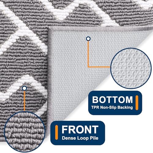 OLANLY Front Door Mat 70x23, Low-Profile Easy Clean Doormat - Image 4