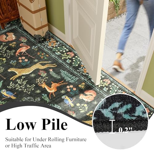 DUKINO 2x14 Runner Rug for Hallway, Soft Animal Washable Runner Rug - Image 7
