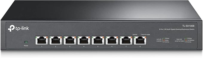 TP-Link TL-SX1008 | 8 Port 10G/Multi-Gig Unmanaged Ethernet Switch | by TP-Link