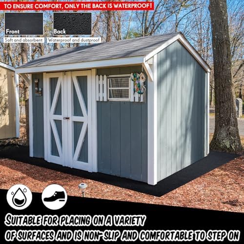 Shed Floor Mat 8.2 x 8.2 ft, PE Backing - Image 5