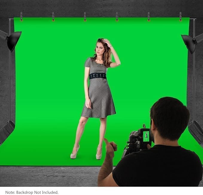 Neewer Photo Studio Backdrop Support System, 10ft/3m Wide 6.6ft/2m High - Image 2
