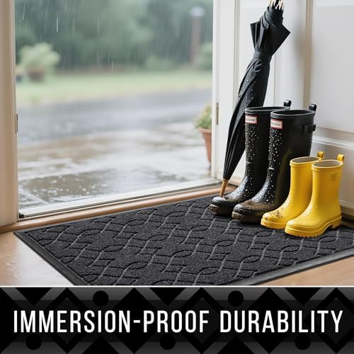 Yimobra Extra Large Door Mat 60x36, All-Season Outdoor Doormat - Image 4