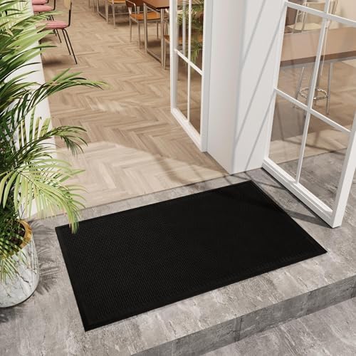 Ottomanson Waterproof Rubber Outdoor Doormat – Heavy-Duty Non-Slip Rubber Floor - Image 2