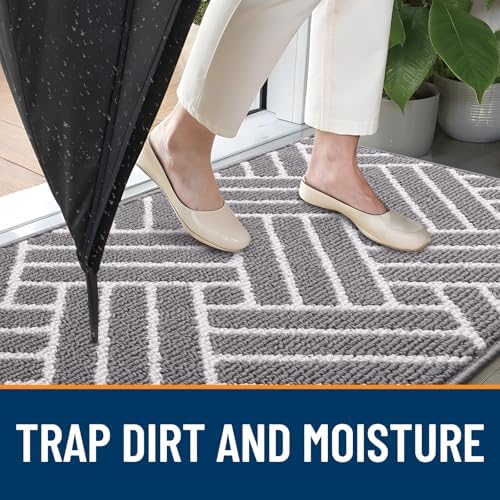 OLANLY Indoor Door Mat 71x47, Low-Profile Dirt Resistant Doormat - Image 2