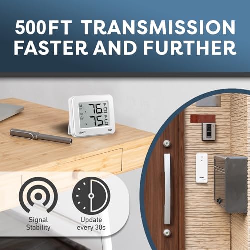 OBET Outdoor Thermometer Wireless Indoor Outdoor Digital Thermometer Remote - Image 4
