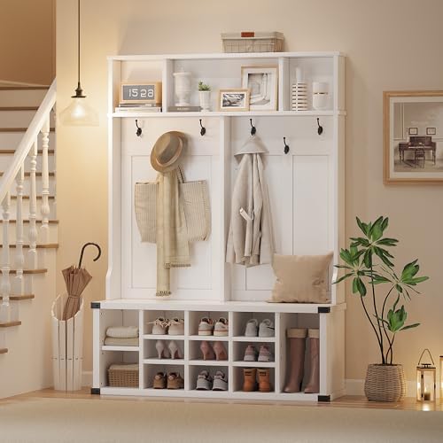 Takywep Extra Large 51" Entryway Hall Tree by HOME