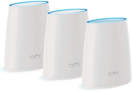 NETGEAR Orbi Whole Home Mesh WiFi System – 3 Pack Router RBK43-200NAR by Amazon+Renewed