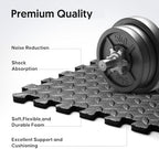 12 Pack 48 sqft Home Gym Mat, Puzzle Exercise Mat, EVA Interlocking Foam Floor - Image 3